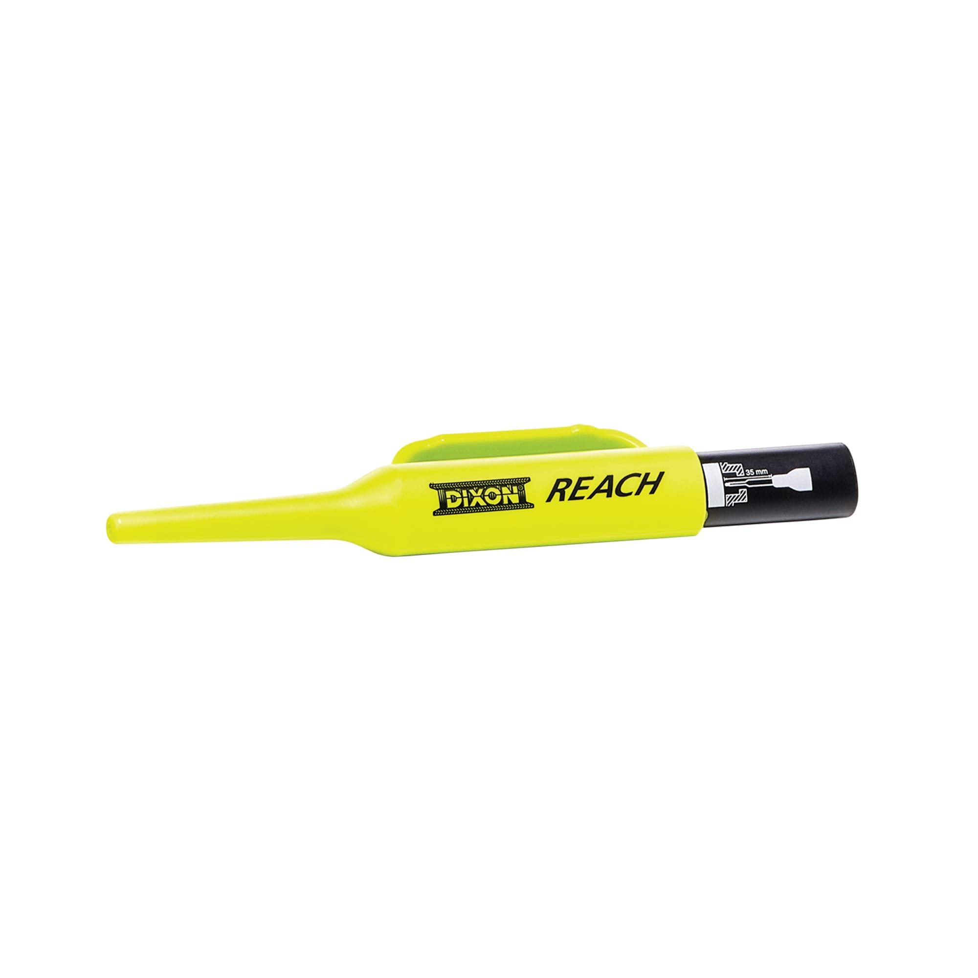 DIXON Industrial REACH- Deep Hole Permanent Marker, Black, 1-Count (14201)
