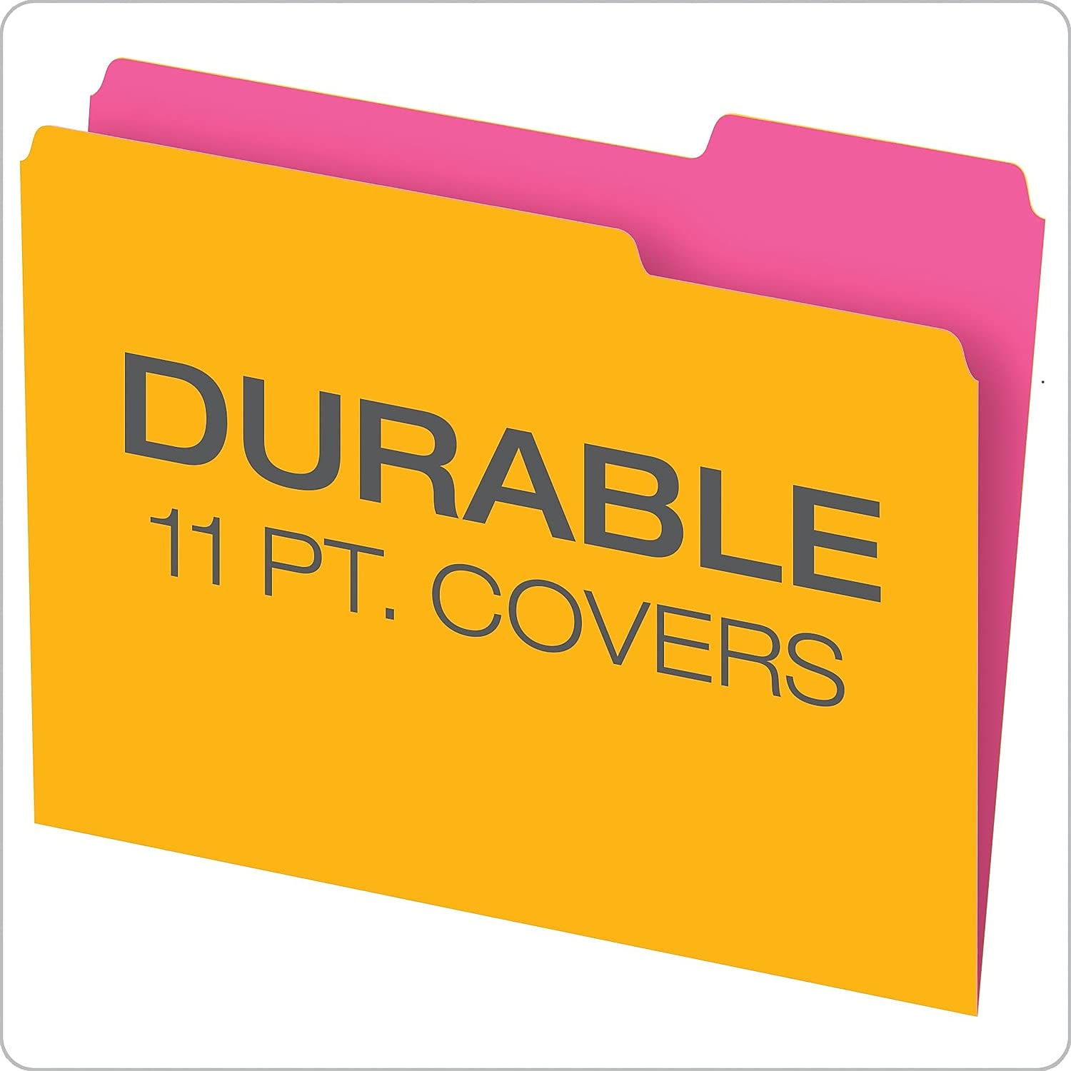 Pendaflex File Folders, 12-Pack, Letter Size, Twisted Glow Neon Assorted Reversible Colors, 1/3-Cut Staggered Tabs, Versatile Document Organizers for School Classrooms and Professional Office Desks
