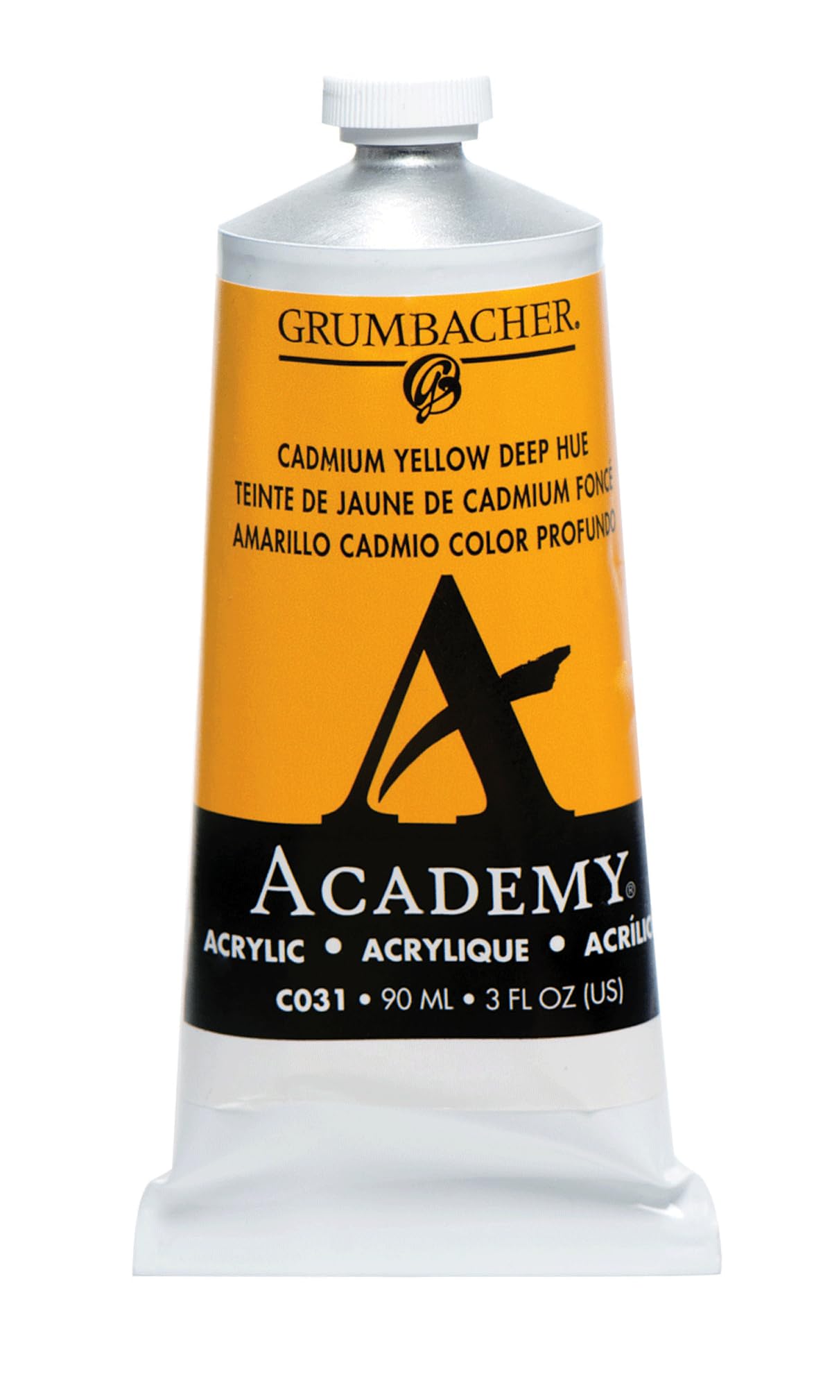 Grumbacher Ink, 90-ml, Cadmium Yellow Deep, 3 Fl Oz