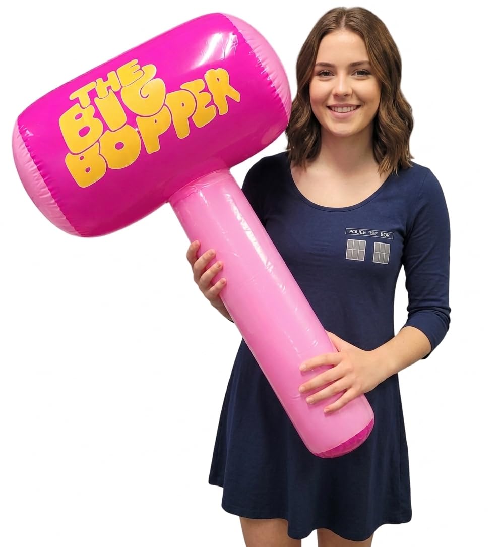 Pink Inflatable Big Bopper Hammer 38" L (1 Pack)
