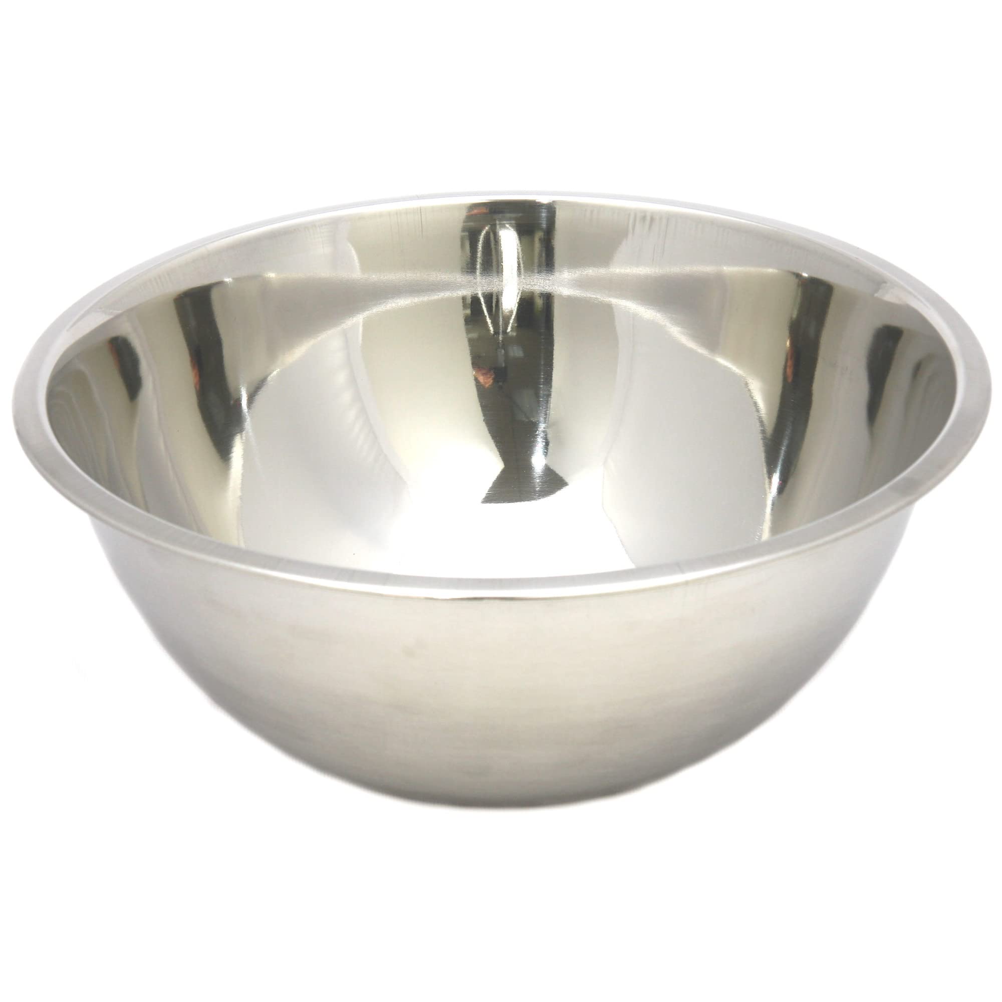 Chef Craft Brushed Mixing Bowl, 8-Quart, Stainless Steel