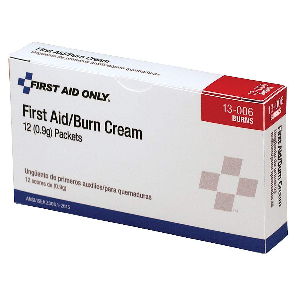 PhysiciansCare by First Aid Only First Aid Kit Refill Burn Cream Packets, 0.1 G Packet, 12/box