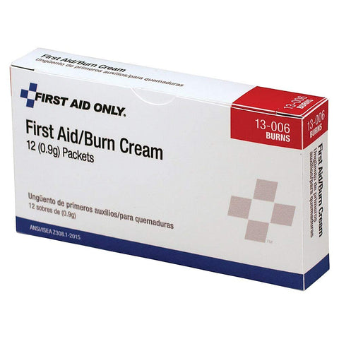PhysiciansCare by First Aid Only First Aid Kit Refill Burn Cream Packets, 0.1 G Packet, 12/box