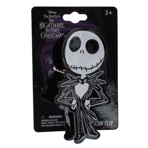 HER Premium Butterfly Nightmare Before Christmas Jack Skeleton Character Large Hair Clip - One Cute Hair Clip for Girls - Hair Accessories for Toddlers Little Girls Birthday Party Gifts, Ages 3+