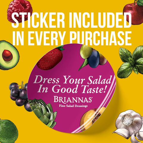 BRIANNAS - Organic Honey Ginger Vinaigrette Dressing - Certified Kosher & Organic Salad Dressing made with Premium Ingredients - 10 oz. Bottle