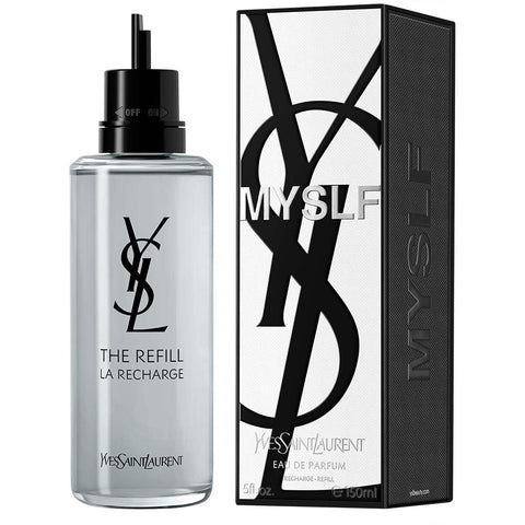 Ysl Myslf Eau de Parfum Spray Rechargeable Refillable for Men, 5.0 Ounce