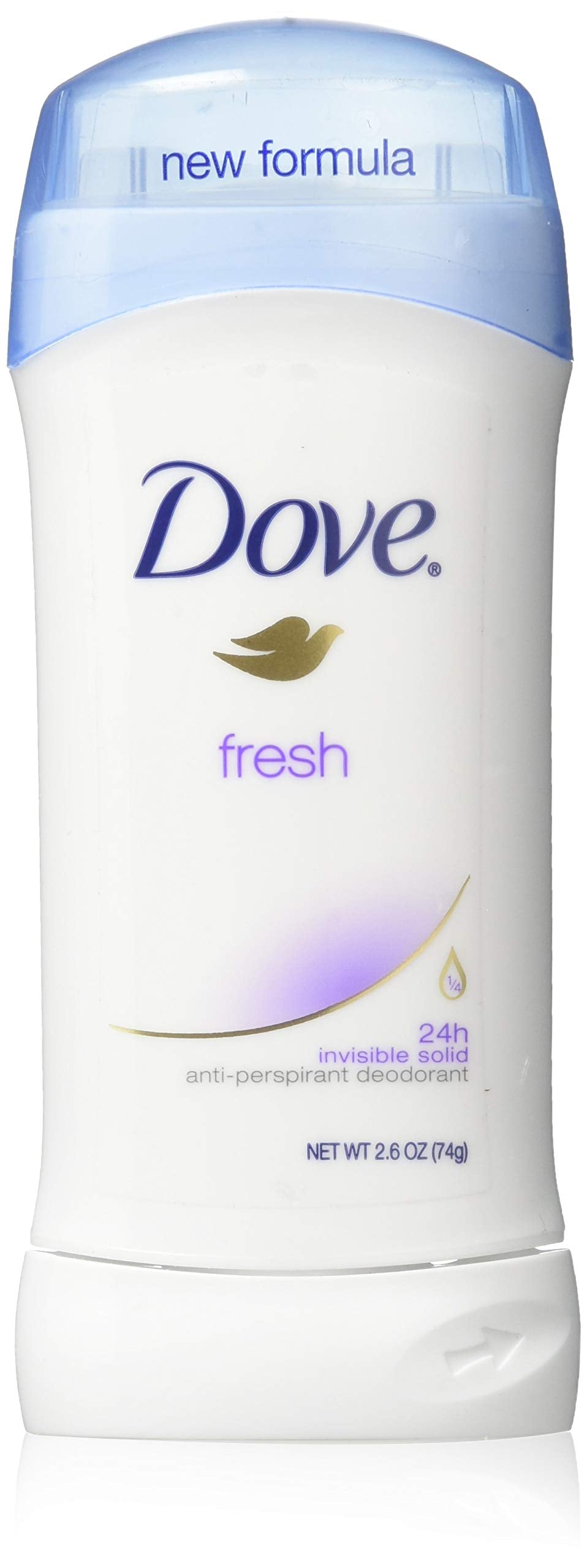 Dove Deodorant 2.6 Ounce Invisible Solid Fresh (76ml) (3 Pack)