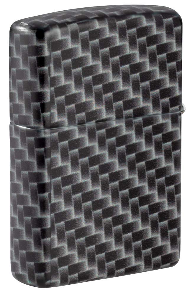 Zippo Carbon Fiber Design 540 Color Pocket Lighter, Black, One Size