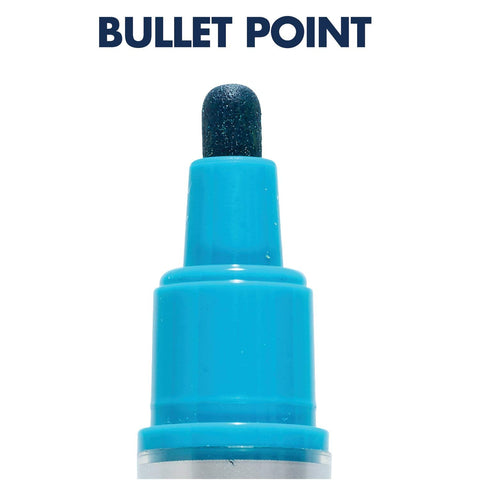 Quartet Glass Board Dry Erase Markers, Premium, Bullet Tip, Assorted Colors, 6 Pack (79556)