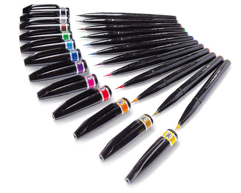 Pentel SESF30 °C BX Extra Fine Paint Brushes (Set of 1, Red