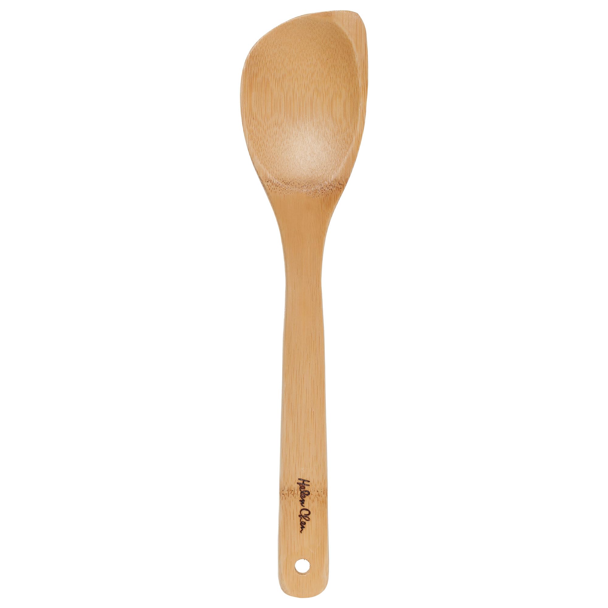 Helen’s Asian Kitchen Bamboo Kitchen Corner Spoon Cooking Utensil, 12-Inch