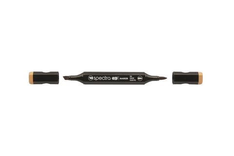 AD Marker Chartpak Spectra, Tri-Nib and Brush Dual-Tip, Tan, 1 Each (S087AD)