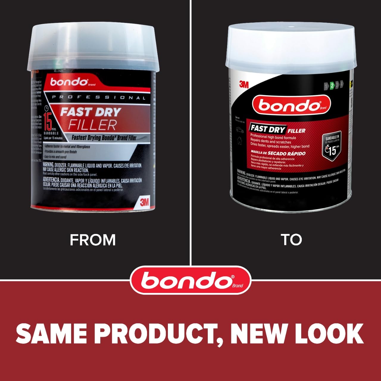 bondo 3M Professional Fast Dry Filler (Quart)