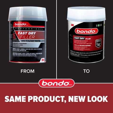 bondo 3M Professional Fast Dry Filler (Quart)