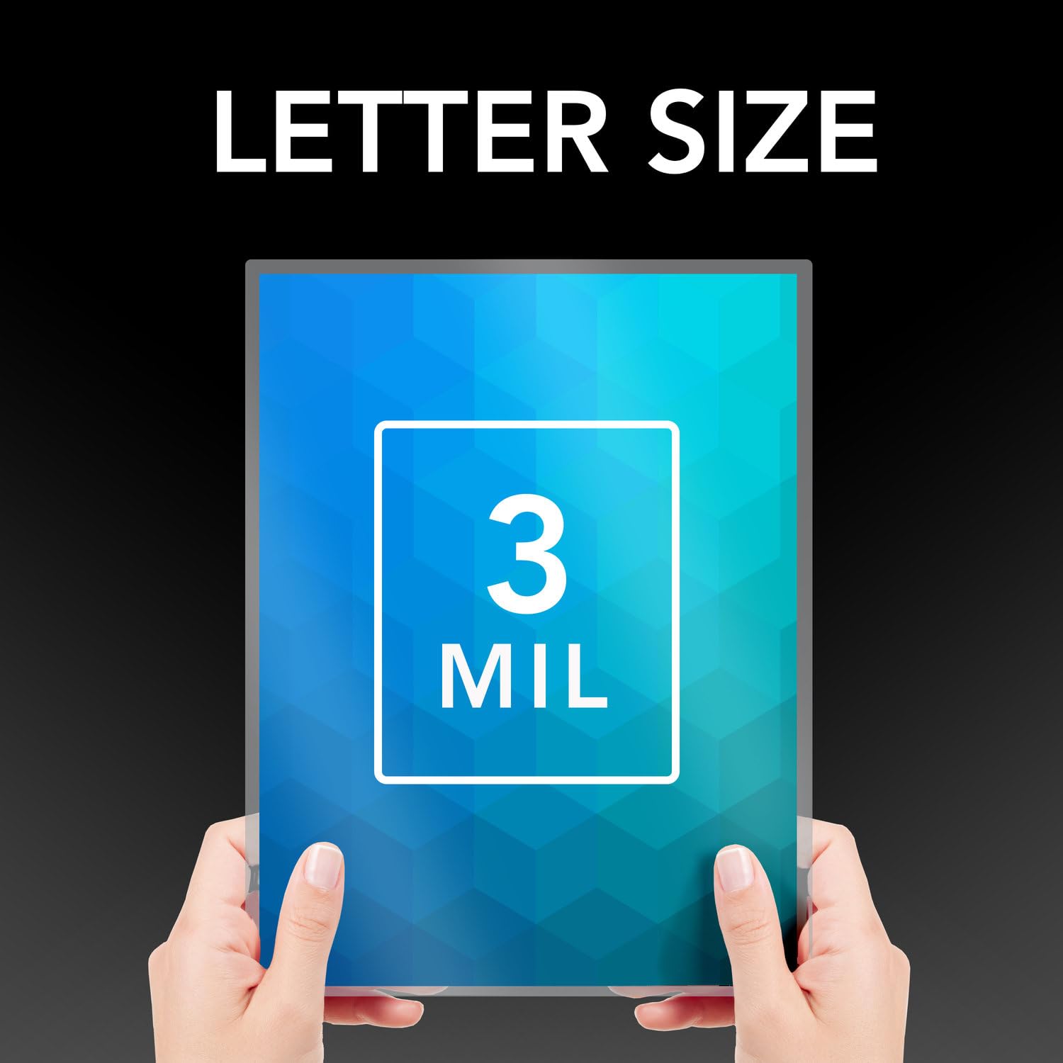 GBC Laminating Sheets, Self Adhesive Pouches, Letter Size, Glossy, 3 Mil, SelfSeal, 10 Pack (3747308)