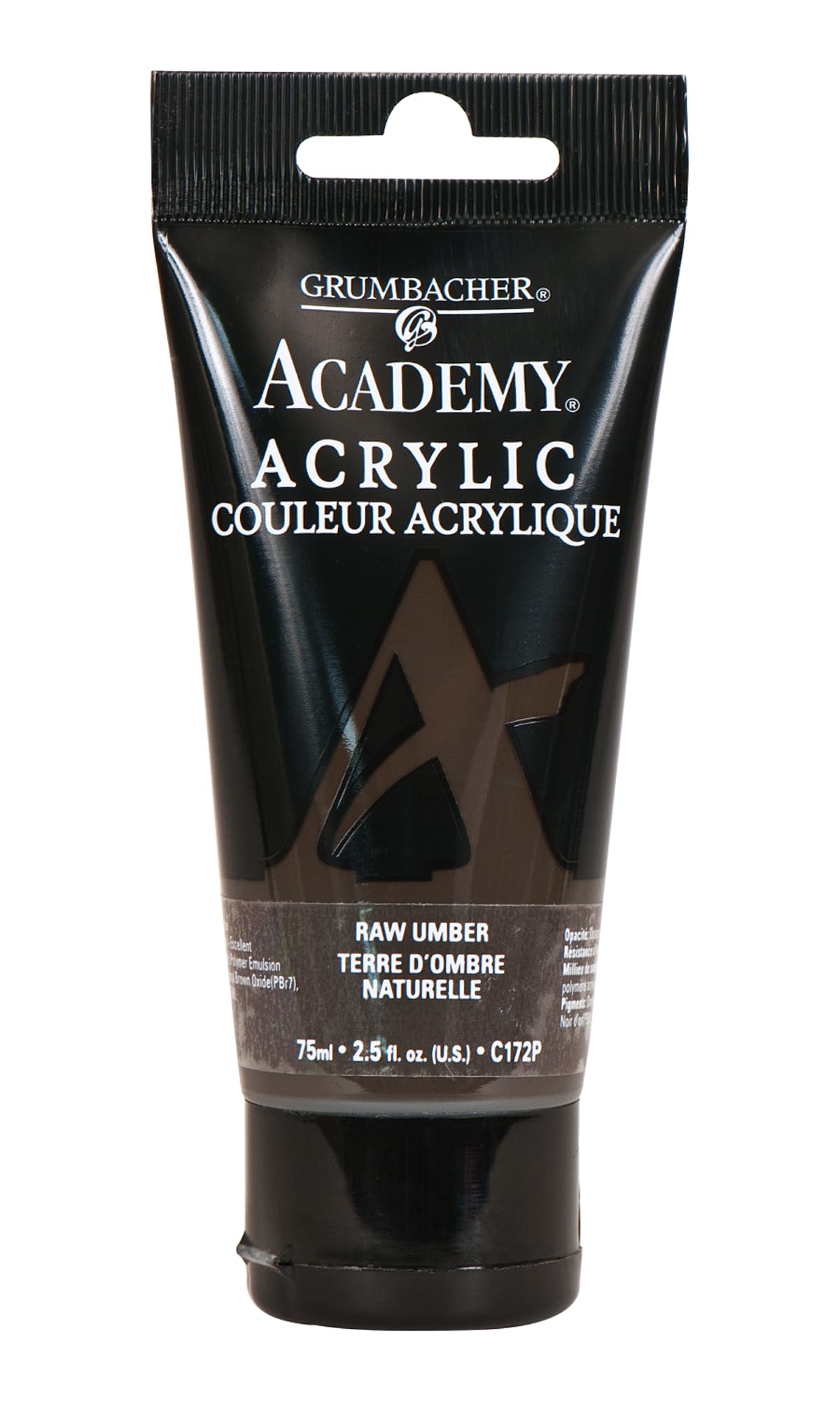 GRUMBACHER Academy Acrylic Paint Color: Raw Umber, Size: 254 oz (C172P)