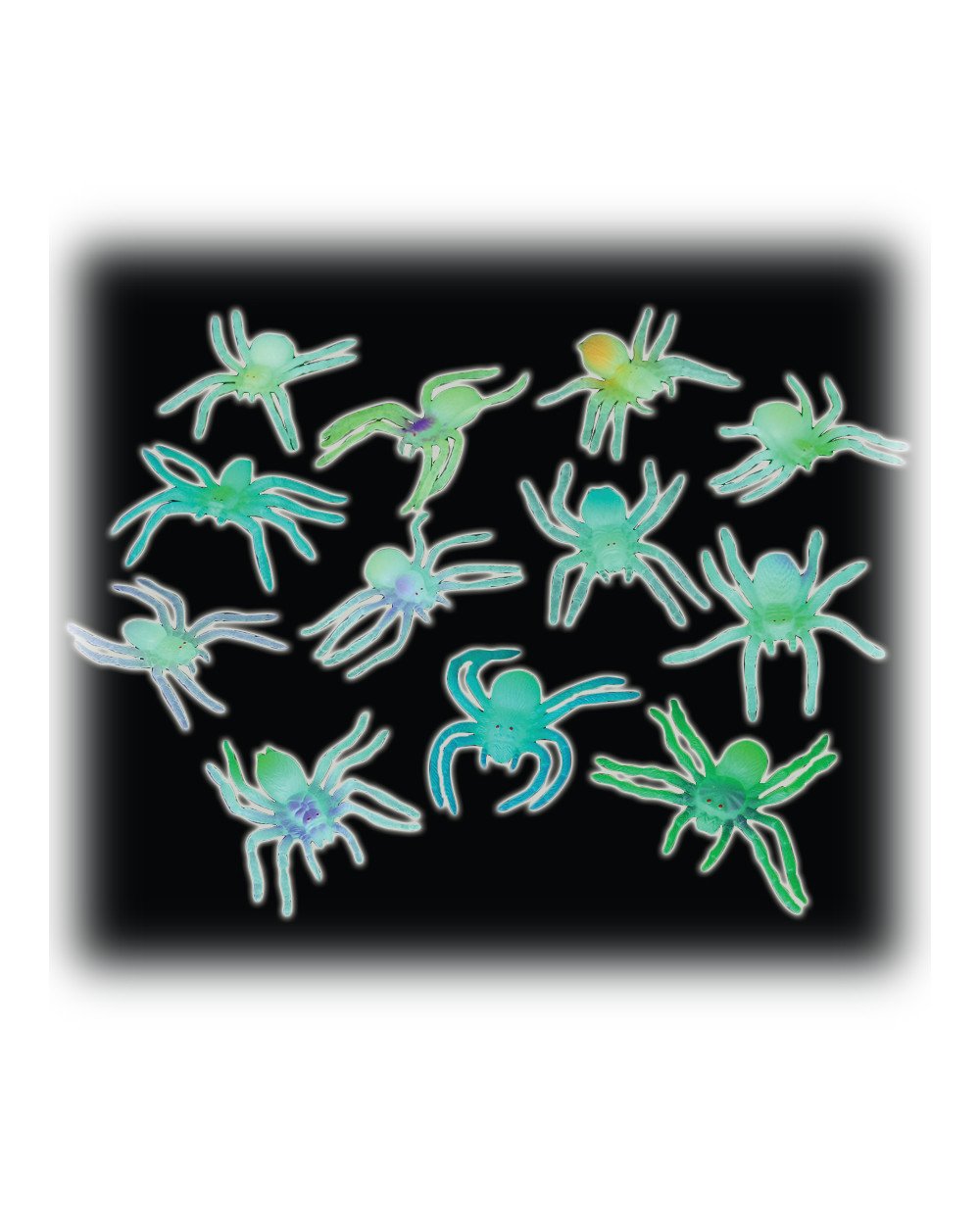 U.S. Toy Glow in The Dark Spiders