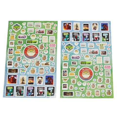 Disney Star Wars Baby Yoda Mandalorian Kids Coloring Set 30 Pc. w/Stickers & Pencil