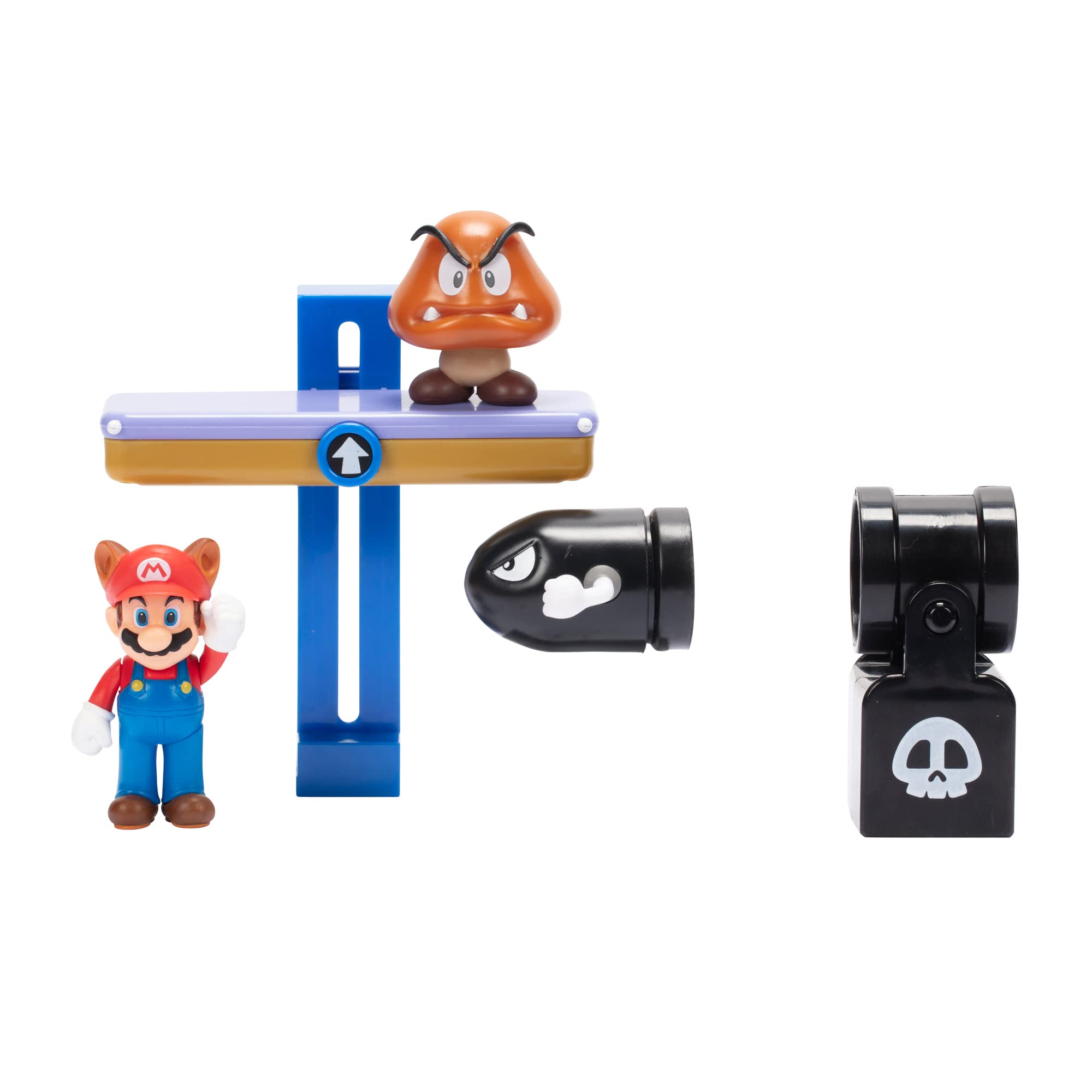 Super Mario Nintendo 2.5" Switchback Hill Diorama Set