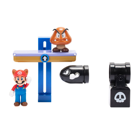 Super Mario Nintendo 2.5" Switchback Hill Diorama Set