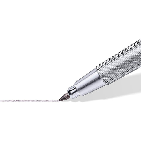STAEDTLER Mars Technico Mechanical Pencil, 2mm (2) Lead Holder with Built-in Sharpener - Drawing & Sketching Pencil with Metal Clip & Push-Button Lead Advance
