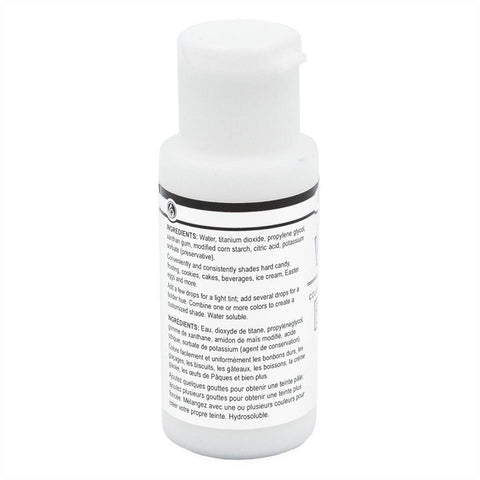 LorAnn White Liquid Food Color, 1 ounce squeeze bottle