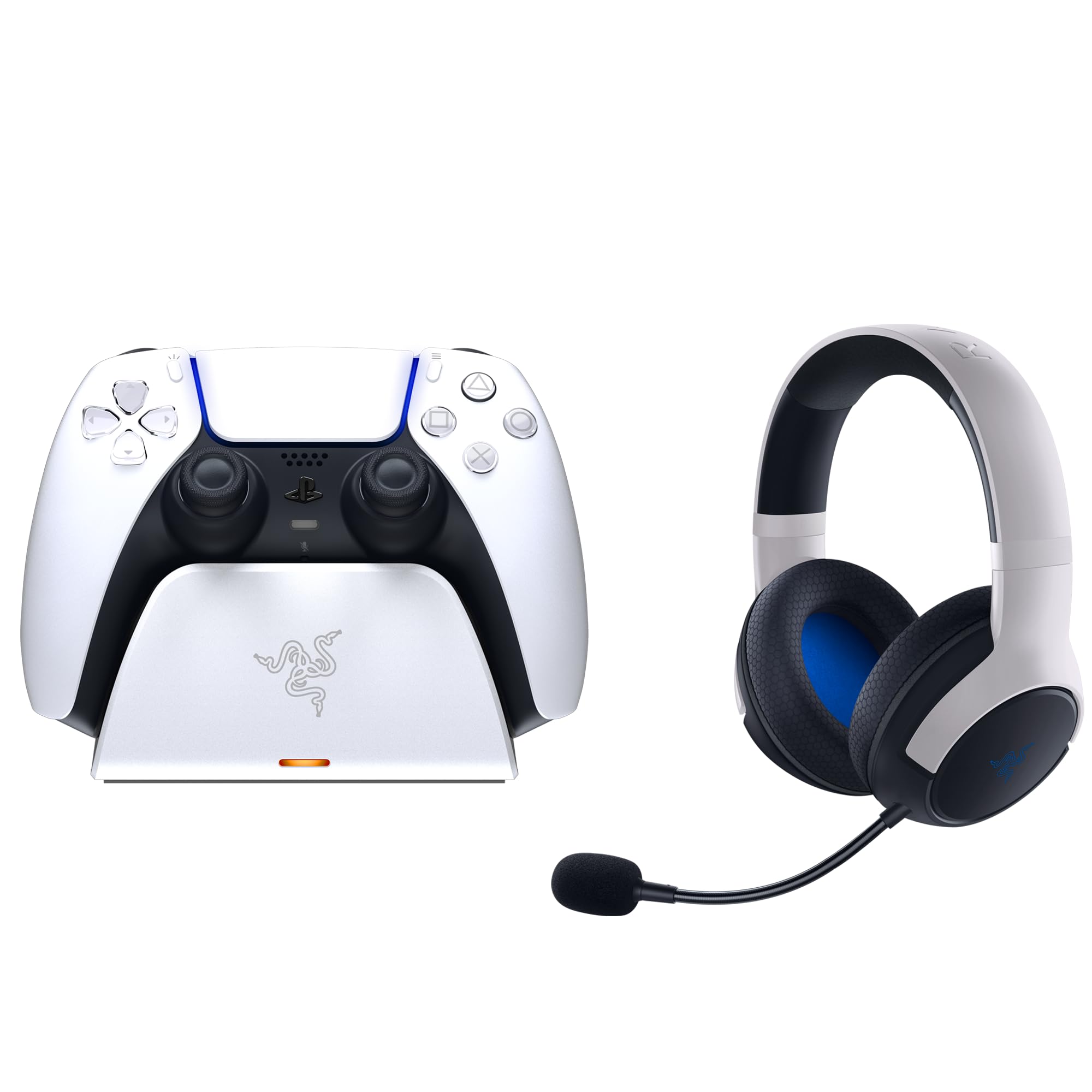 Razer Legendary Duo Bundle for PlayStation 5: Kaira Wireless Headset and Quick Charging Stand for PS5 - (Controller Sold Separately)