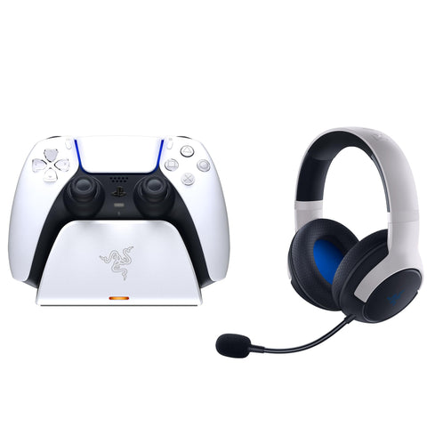 Razer Legendary Duo Bundle for PlayStation 5: Kaira Wireless Headset and Quick Charging Stand for PS5 - (Controller Sold Separately)