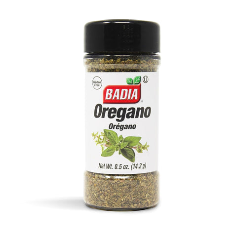 Badia Oregano Whole, 0.5 oz – Dried Oregano Leaves, Herb Seasoning – Aromatic and Flavorful