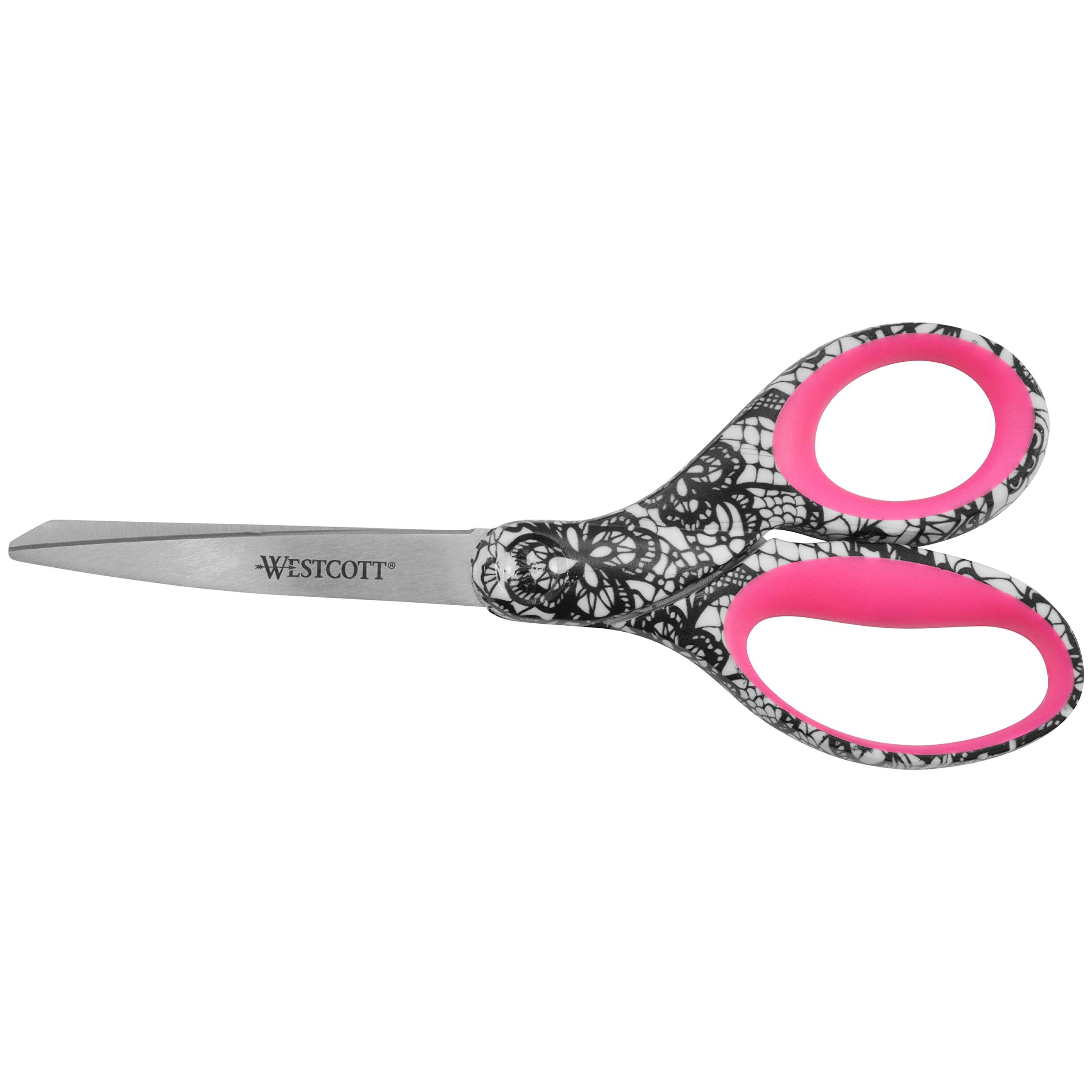 Westcott Trendsetter Straight Lace Pattern Scissor, 8" (16660)