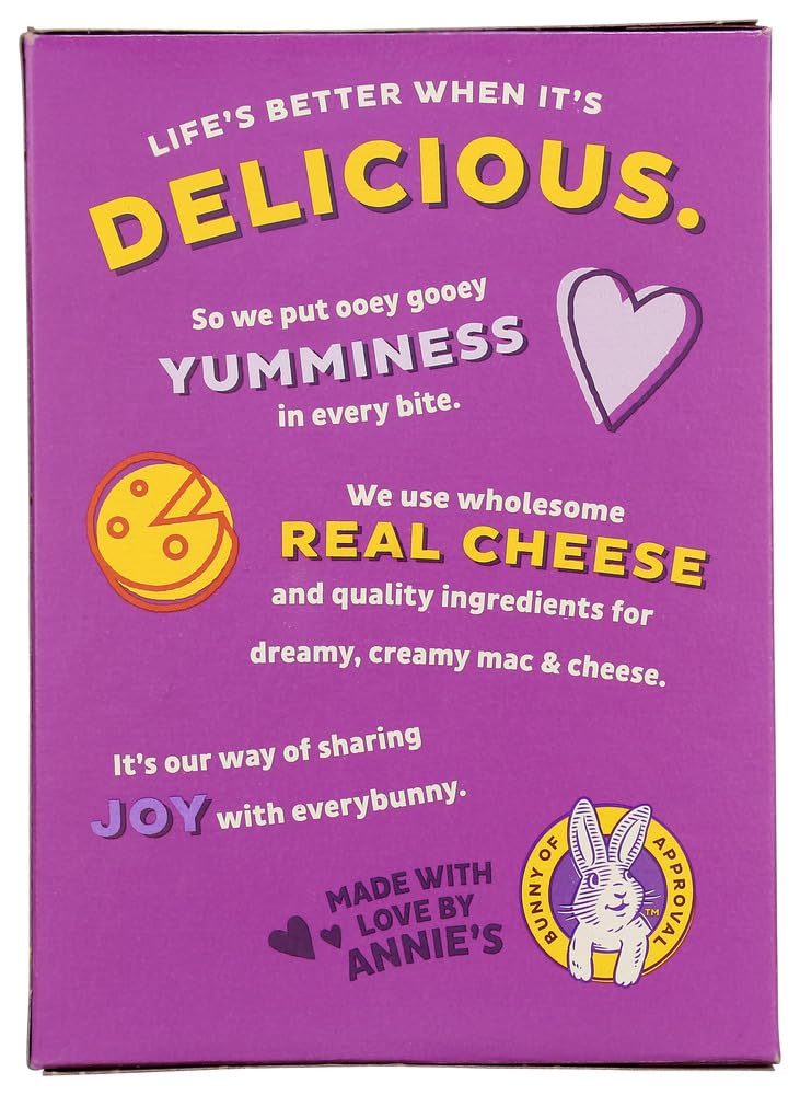 Annie's Homegrown Macaroni & Cheese - Family Size Shells & White Cheddar - 10.5 oz
