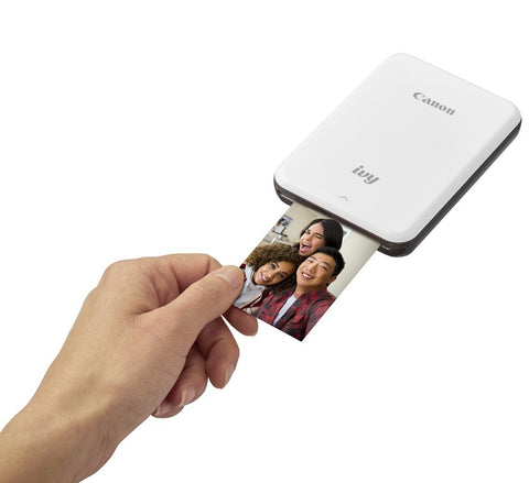 Canon IVY Mini Photo Printer for Smartphones (Slate Gray) - Sticky-back prints, Pocket-size