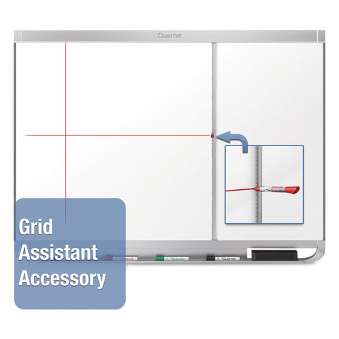 Quartet Magnetic Whiteboard, Porcelain, White Board, Dry Erase Board, 8' x 4', Aluminum Frame, Prestige 2 Duramax (P558AP2)