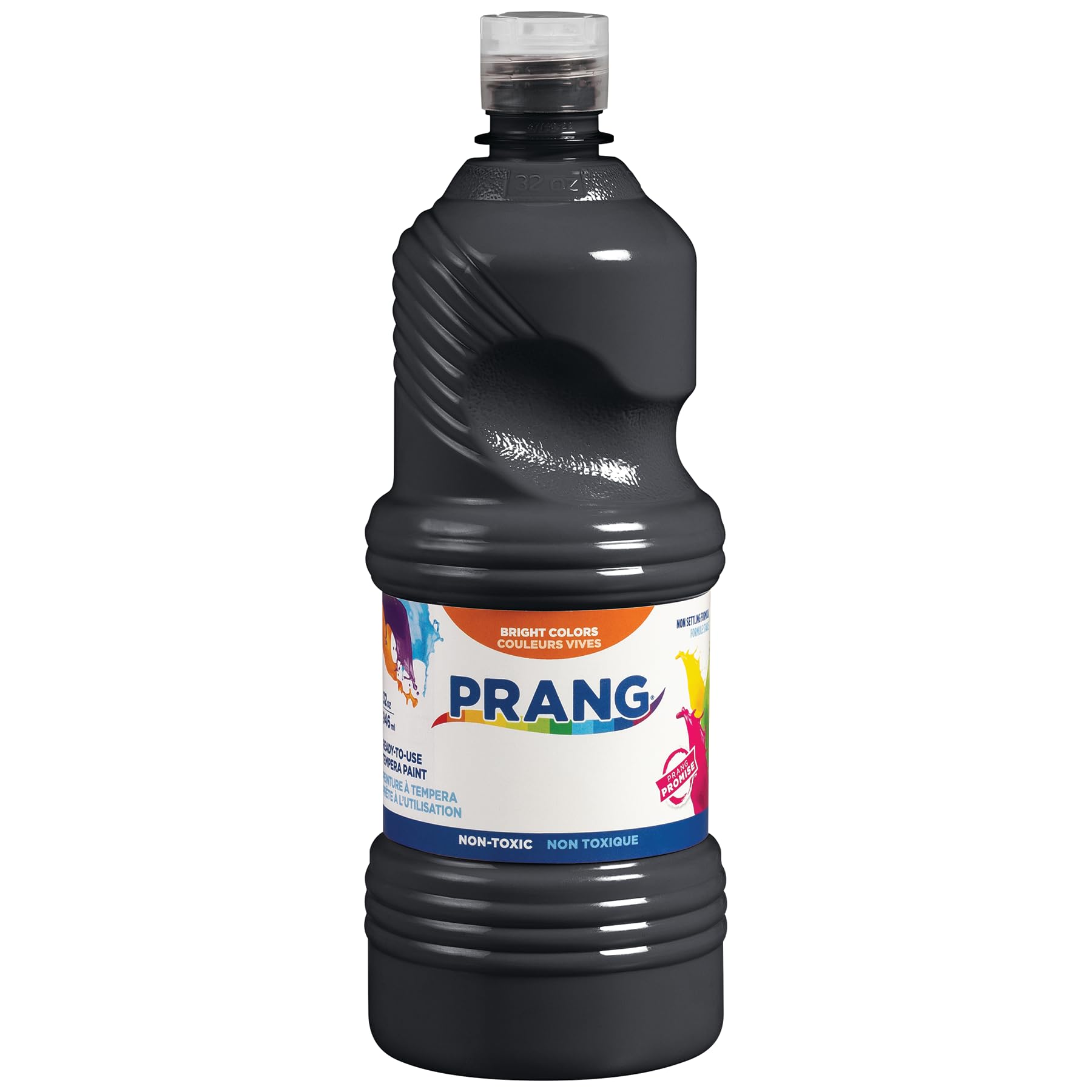 Prang Ready-to-Use Tempera Paint, Black, 32 Oz., 1 Count