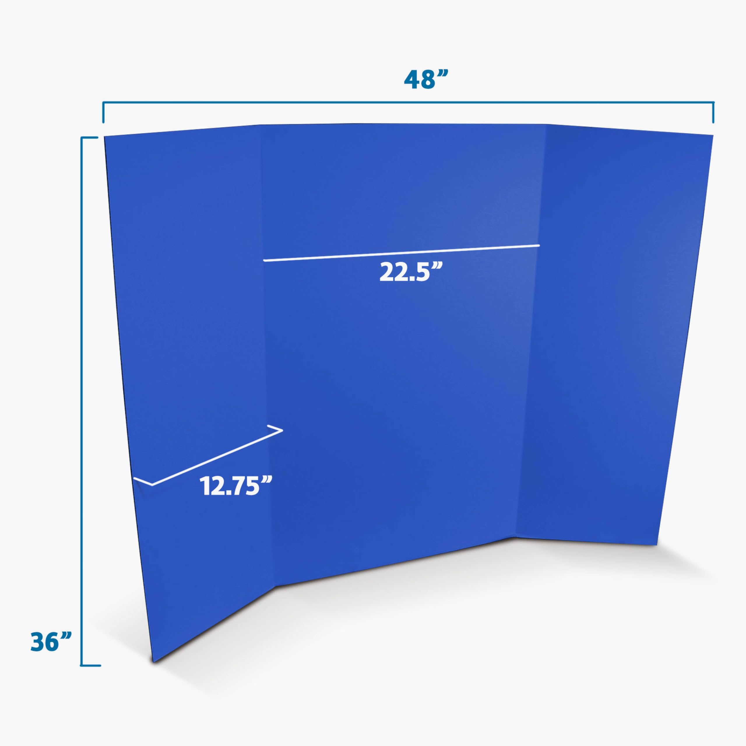 Flipside Products Blue Project Display Board 36X48 in