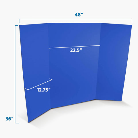 Flipside Products Blue Project Display Board 36X48 in