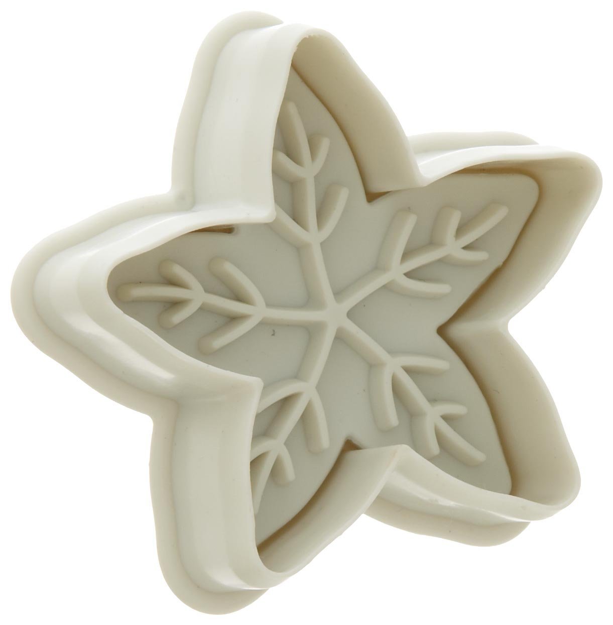 Ateco Snowflake Plunger Cutters Baking Supply, 2 by 2-Inch, Green