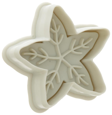 Ateco Snowflake Plunger Cutters Baking Supply, 2 by 2-Inch, Green