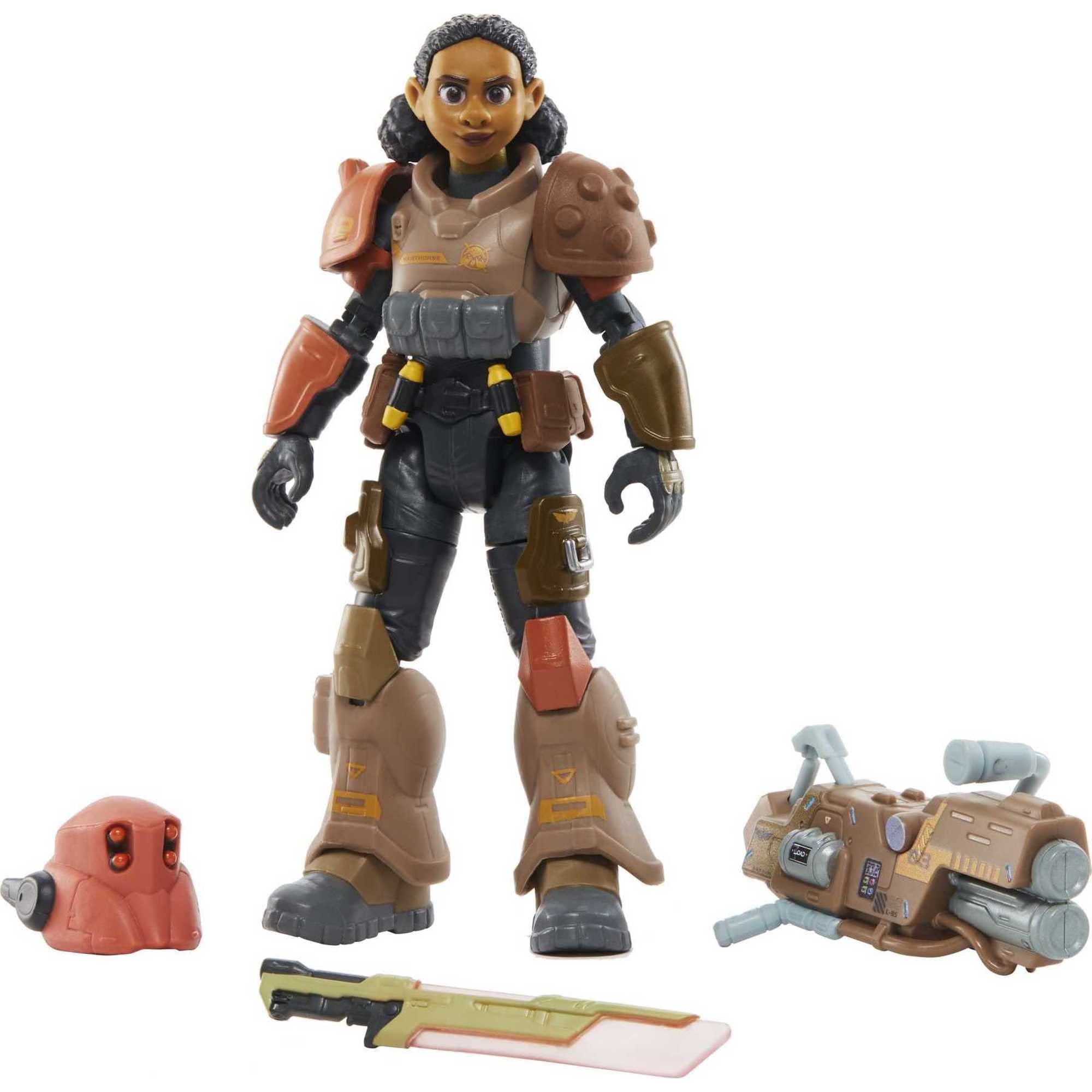 Mattel Disney and Pixar Lightyear Collector Action Figure, 7-in Scale Jr Zap Patrol Izzy Hawthorne, Articulated with Accessories