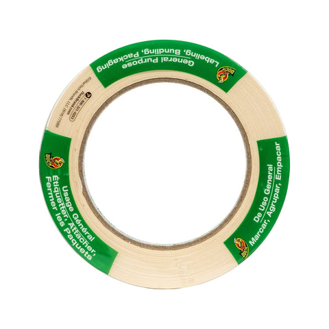 Duck Brand 394689 General Purpose Masking Tape, 0.7-Inch by 60-Yard, Single Roll, Beige