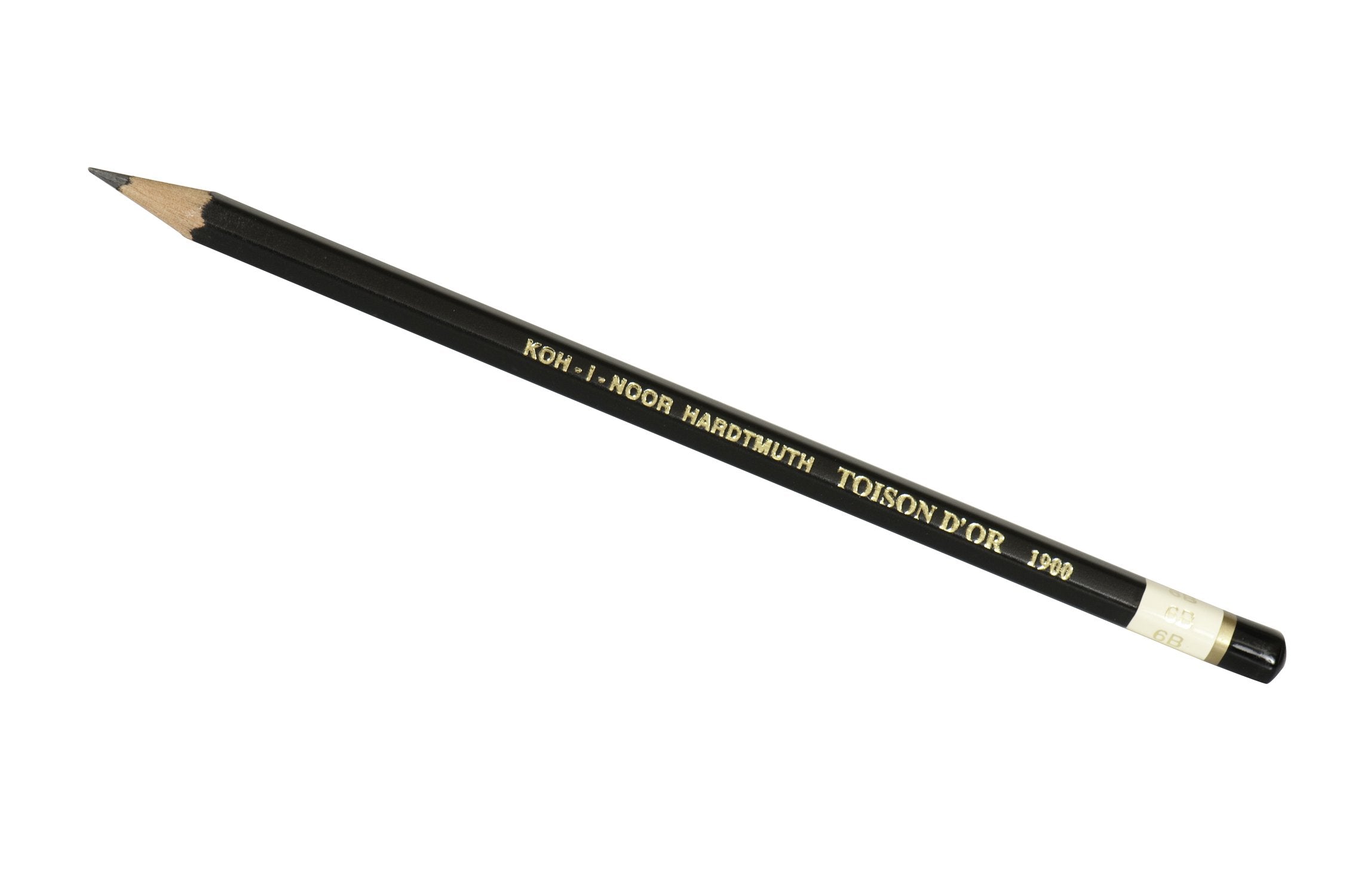 Koh-I-Noor Toison d'Or Graphite Pencil, 6B Degree, 2 Pack (FA1900.6BBC)