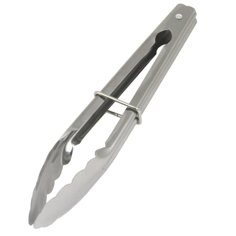 Chef Craft Clam Shell Tongs, 9-Inch, Stainless Steel