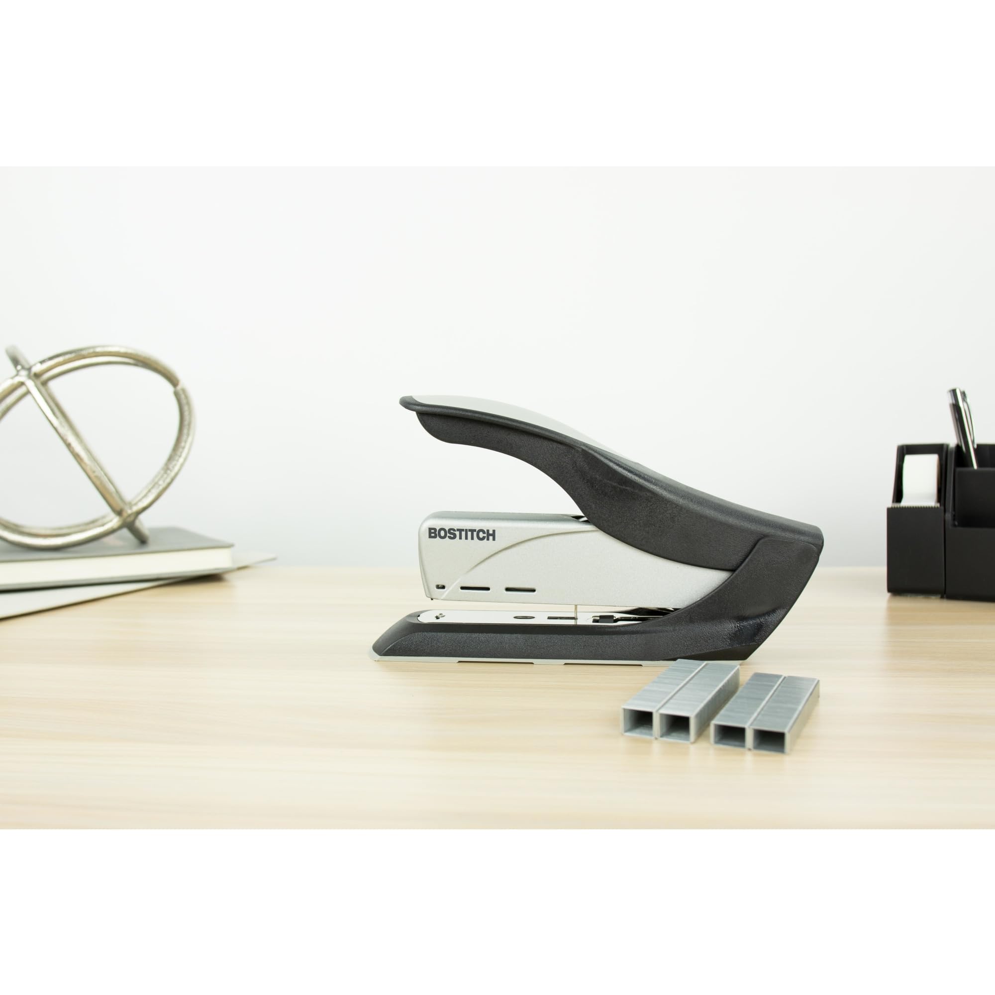 Bostitch Office inHANCE Heavy Duty Stapler, 65-Sheet Capacity, Black/Silver