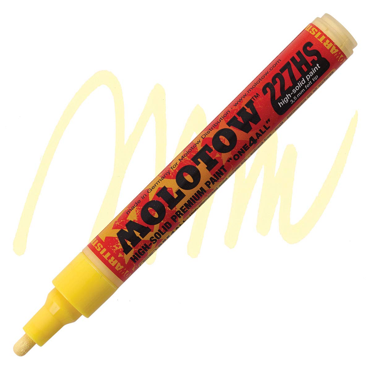 MOLOTOW ONE4ALL Acrylic Paint Marker, 4mm, Vanilla Pastel, 1 Each (227.213)