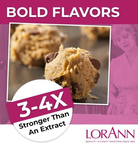 LorAnn Oils Super Strength Flavoring - Used For Candy Making, Flavoring Extracts, Baking, Hard Candy, and Flavor Oils - Bold, Natural Flavors 4X Stronger Than Extracts - Cake Batter, 1 fl oz