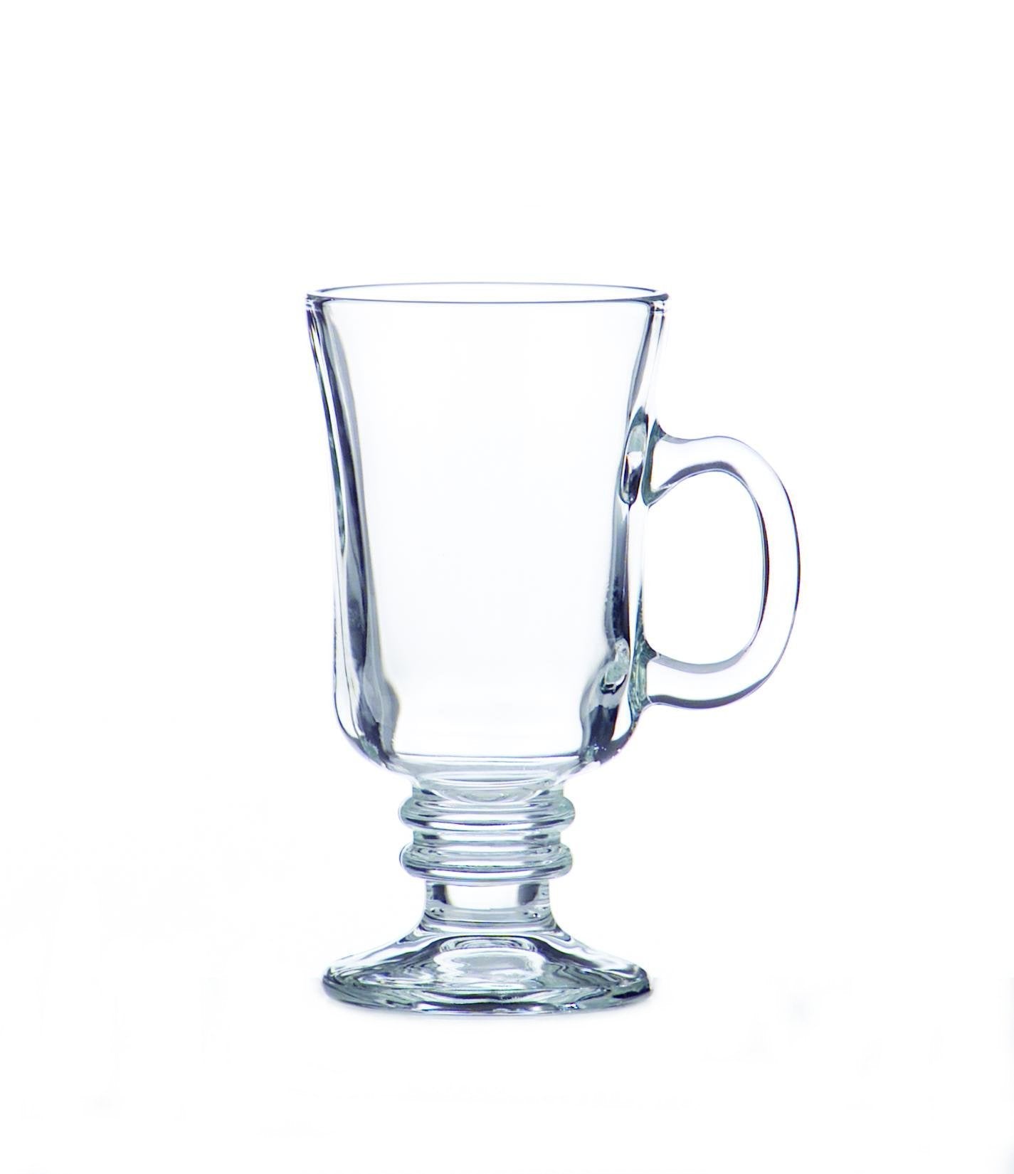 Libbey 8-1/2-Ounce Irish Coffee Mug, Clear