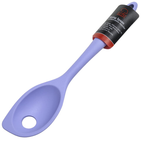 Chef Craft Premium Silicone Mixing Spoon, 11 inch, Pastel Blue