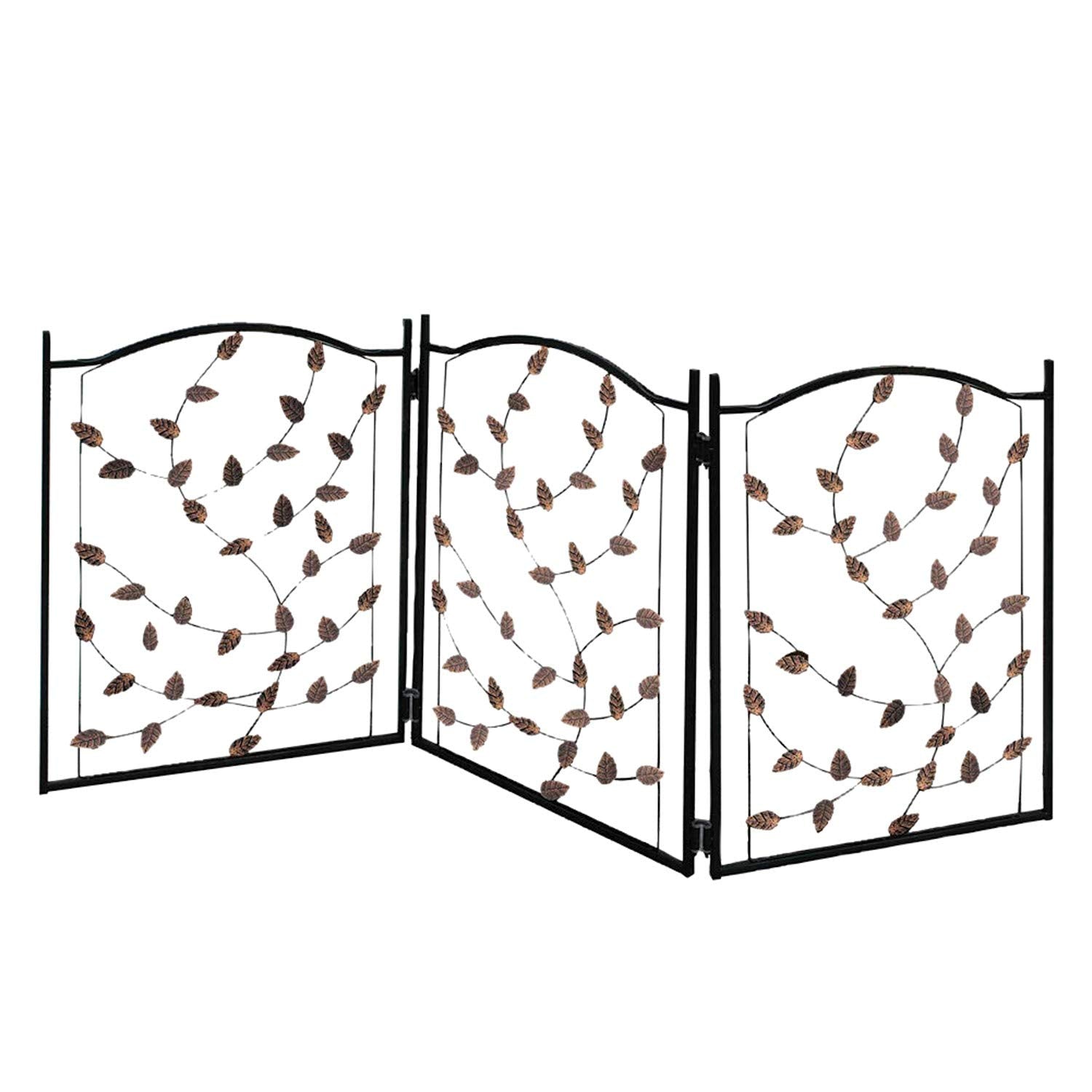 Etna Products TT Leaf Design Metal Pet Gate