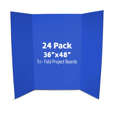 Flipside Products Blue Project Display Board 36X48 in