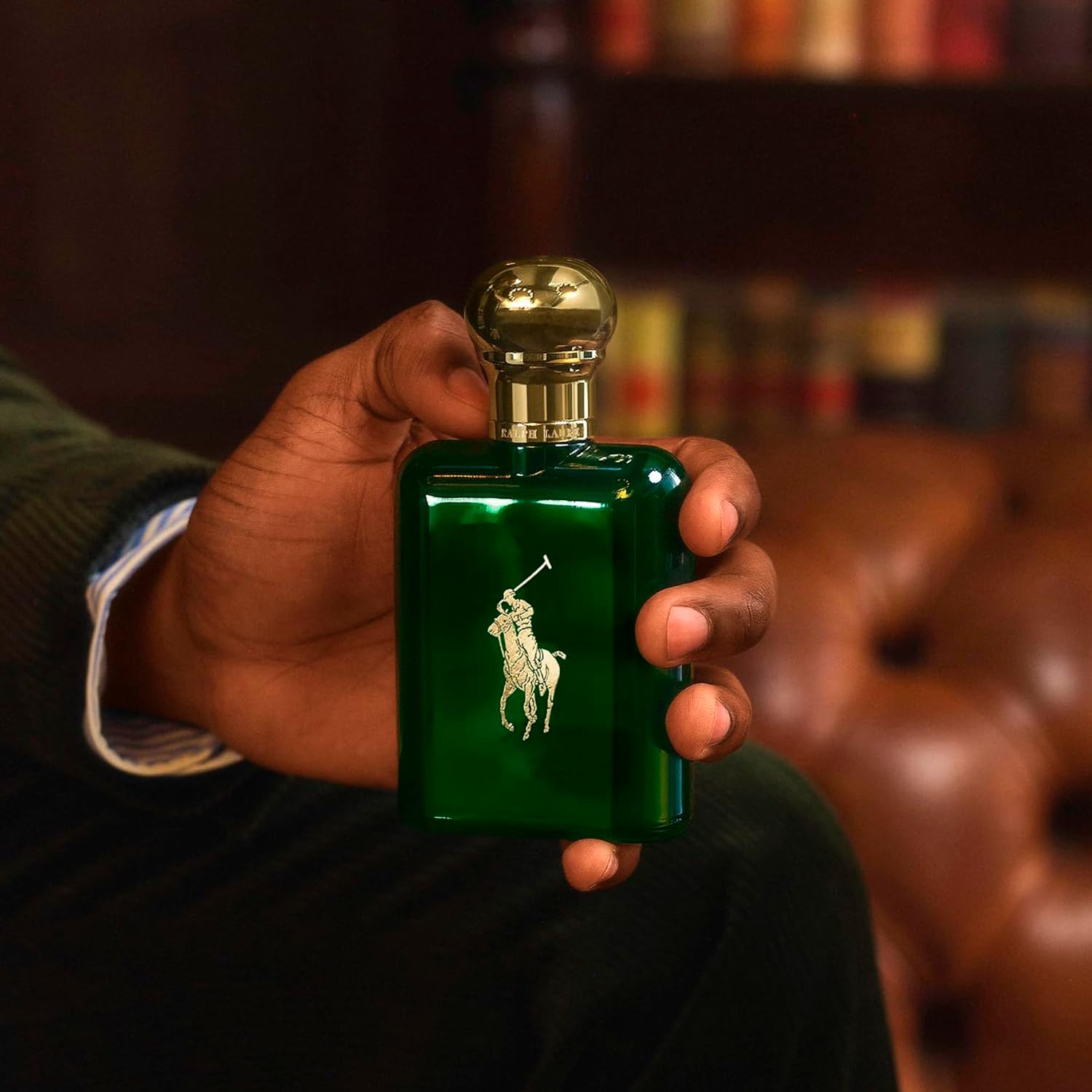 RALPH LAUREN FRAGRANCES Polo - Eau de Toilette - Men's Cologne - Woody & Spicy - With Pine, Patchouli, Leather, and Tobacco - Medium Intensity - 4.2 Fl Oz